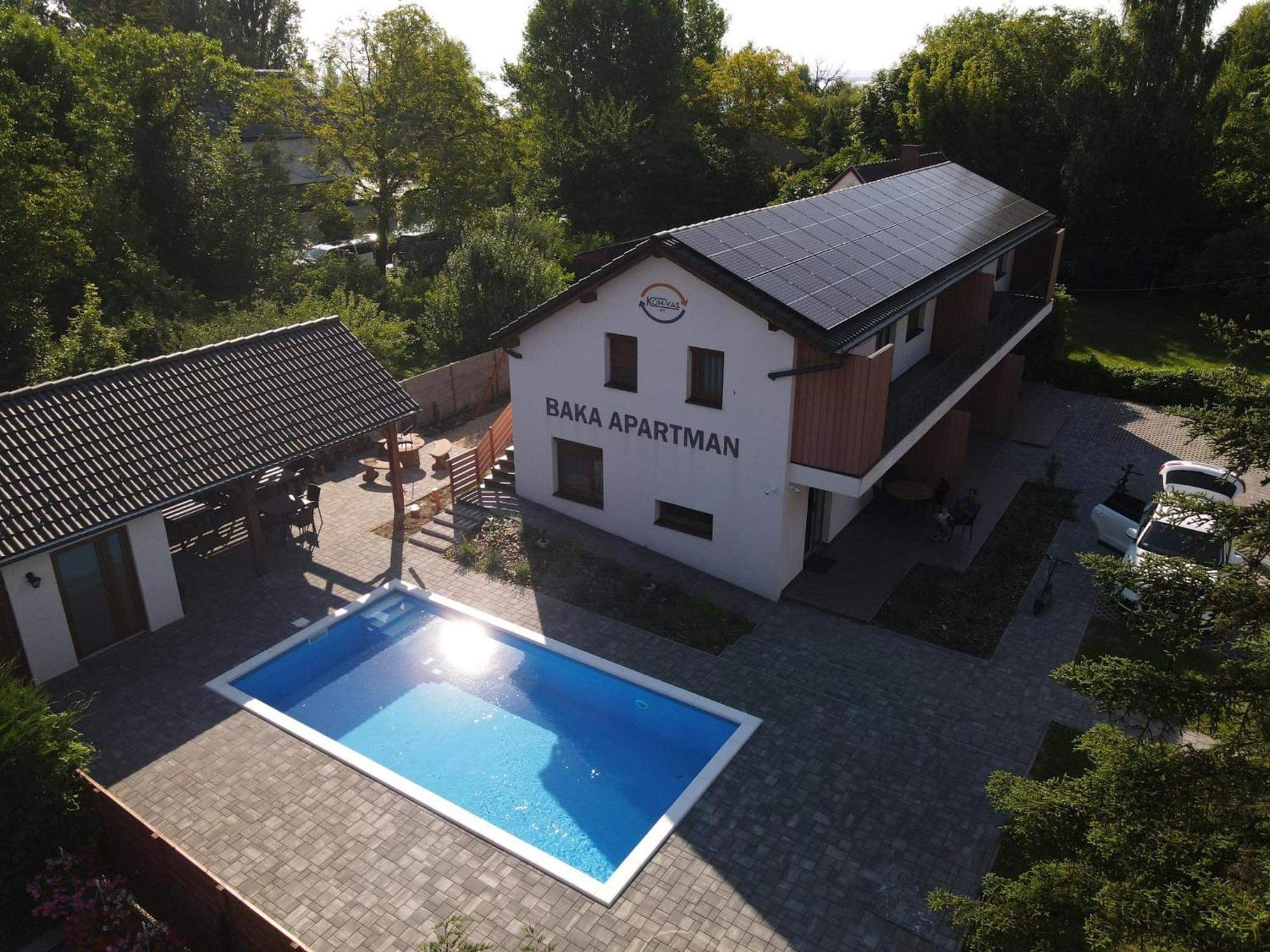 Baka Apartman Ábrahámhegy Kültér fotó